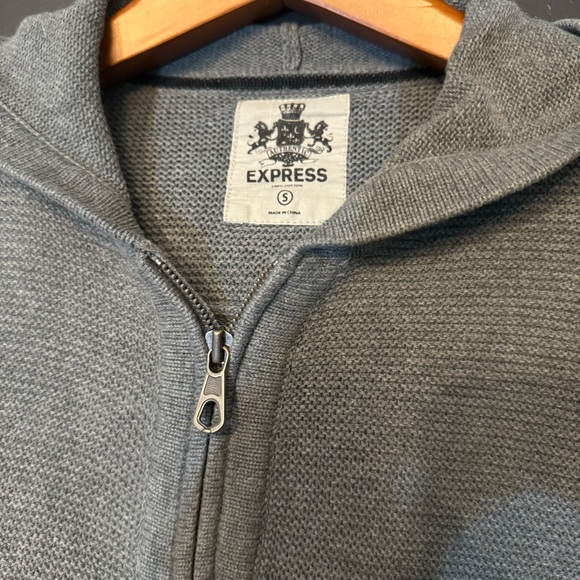 Vintage Express Full Zip Hooded Sweater - Picture 3 of 7